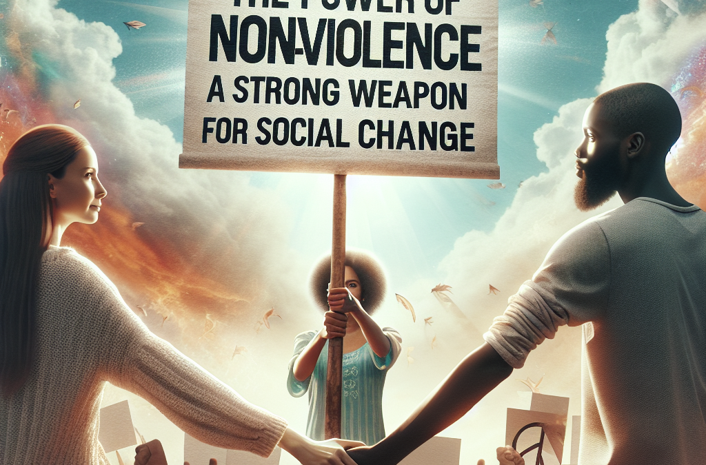 La force de la non-violence : une arme puissante pour le changement social